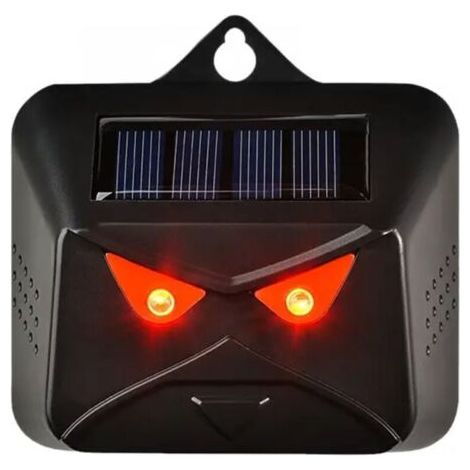 répulsifs solaires d'extérieur pour animaux de nuit avec lumière LED rouge, dispositifs de dissuasion pour mouffettes, renards, mouffettes, ratons laveurs (1/5)