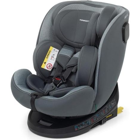 Foppapedretti Autositz Circle I-Size Drehbare 360° Isofix 40-150 cm 0-12 Jahre Silber