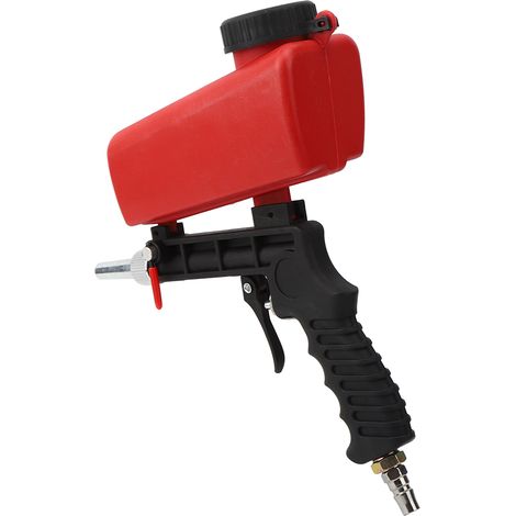 Outil de sablage mini, portatif, pneumatique, en aluminium, léger et pratique (1/5)
