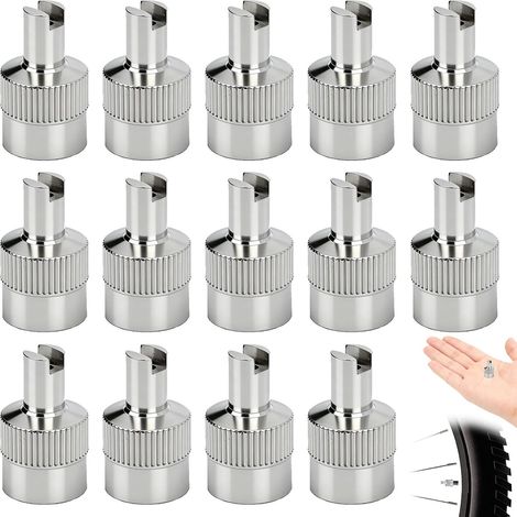 Lot de 15 Capuchons De Pneus en Laiton Anti-Fuite Haute Étanchéité Protection Valve Durable Universelle pour Voiture Moto Vélo Camion Scooter Électrique Usage Quotidien Et Extérieur (1/5)