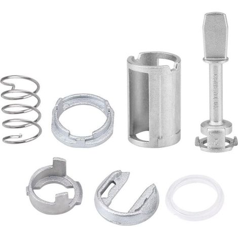 Réparation pour Serrure Barillet Porte,Kit de réparation avant gauche droite de voiture pour SEAT TOLEDO 1999-2006 LEON 1999-2006 AROSA 1997-2004 LUPO 1998-2005 (1/4)