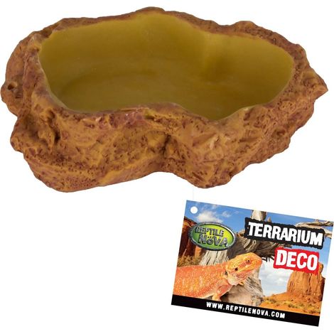 Terrarium Reptile Nova, bol pour eau et nourriture, taille M 13 x 10 x 3,5 cm (1/2)