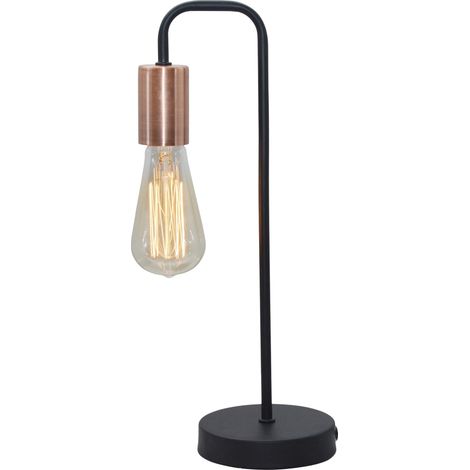 Lampada da tavolo Candellux Herpe 41-66862 nero E27 (1/2)