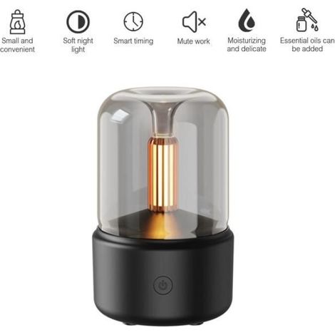 Vitrine Pour Collectionneur Diffuseur d'arôme aux chandelles 120ml Portable USB humidificateur d'air électrique brumisateur diffuseu (1/3)
