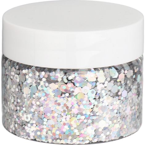 Flacon de 40 ml de colle pailletée pelable pour maquillage du visage et du corps, colle en poudre pailletée, pour festivals, scène et maquillage effets spéciaux de cinéma, colle pailletée, accessoires (1/5)