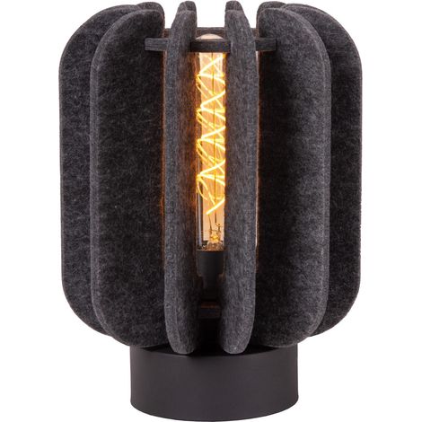 Lampe de table élégante Rafal noir avec gris - 45592/01/36 (1/2)