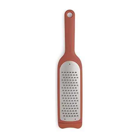 Brabantia Grattugia Grossa e Custodia, Plastica/Acciaio Inossidabile, Tasty+ Terracotta Pink (1/4)