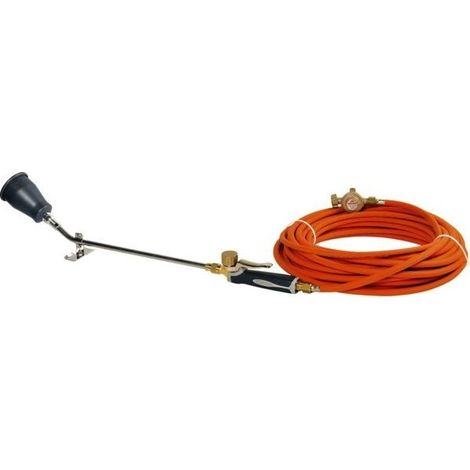 Guilbert Express – Chalumeau soudeur bi-gaz 20M tuyau – Détendeur 4 bars – Godet 150 – Léger et performant pour déneigement et désherbage thermique
