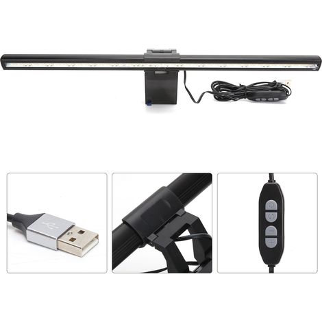 Barre lumineuse réglable USB avec protection contre les rayons bleus, lampe de lecture pour bureau. (1/5)