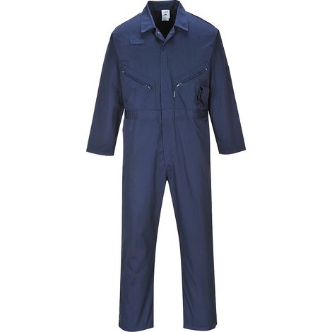 Combinaison Liverpool à zip couleur : Marine taille XXL - PORTWEST