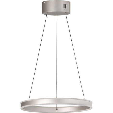 [GEBRAUCHT] B-Ware FISCHER & HONSEL Hängelampe Silvio LED Fernbedienung dimmbar nickel Ø50cm CCT (1/2)
