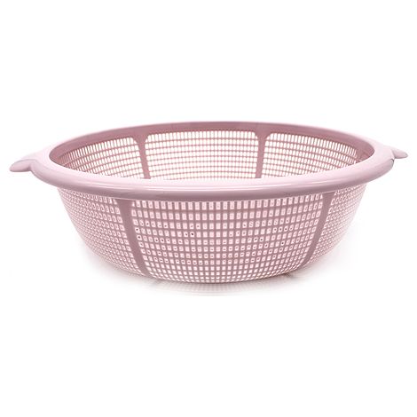 Escurridor verduras plastico 31 cm Rosa claro (1/4)