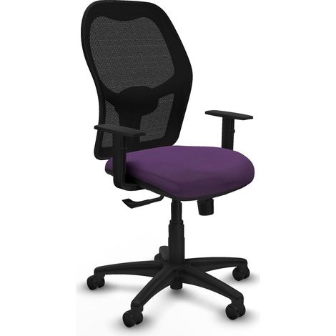 Chaise de bureau piqueras y crespo Alocén noir mousse haute densité (1/2)