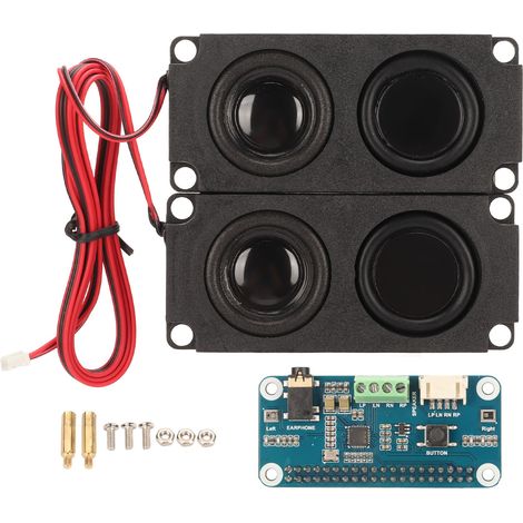 Carte Audio HAT pour Raspberry Pi avec Chip WM8960, Interface I2S et Contrôle I2C, Prise Jack 3.5mm pour Décodage Audio (1/5)