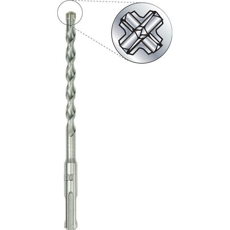 Foret pour perforateur Dedra wpq1626 pointe carbure double 16 mm
