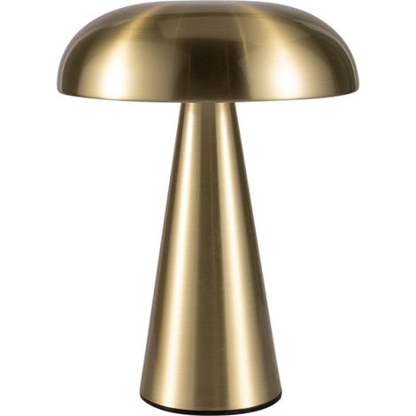 Lampe Champignon - Lumière LED Rechargeable USB - Veilleuse Tactile 3 Couleurs - Pour Chambre Bureau Salon - Or (1/5)