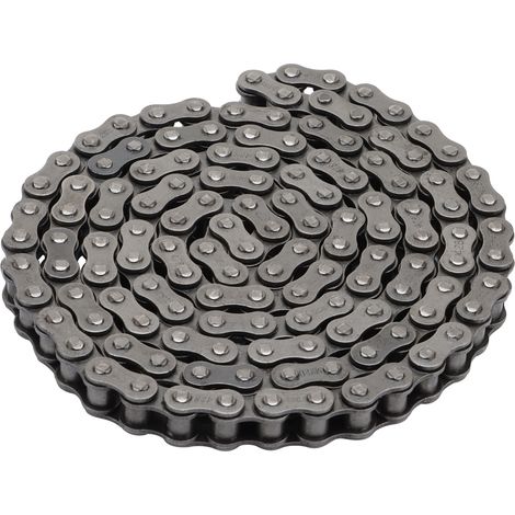 Universal 428 roller chain for motorcycles/quads/karts, 132 links, made of high-strength alloy steel with quick-release Velcro fastener, compatible with 428-132 models.--DTEKGAZ
