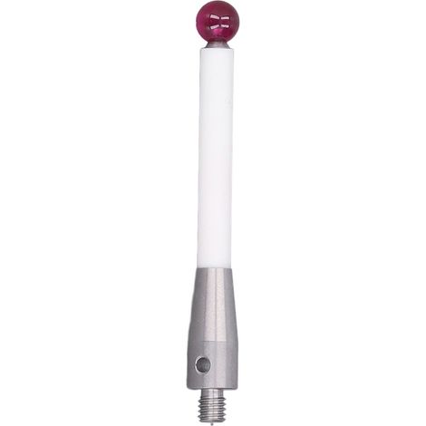 Tige de palpeur CMM acier inox et céramique bille 6mm outil capteur tactil pour machine 3D filetage M4 (1/5)