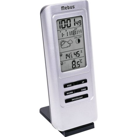 Mebus 40627 Station météo radiopilotée Prévisions météorologiques 12 à 24 heures X373331 (1/2)