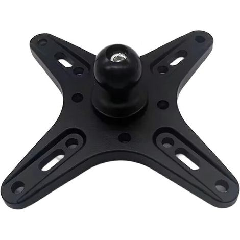 Adaptateur de fixation pour moniteur portable avec rotule de 1 pouce pour supports 100x100 mm et 75x75 mm, bras de fixation mural universel (1/5)