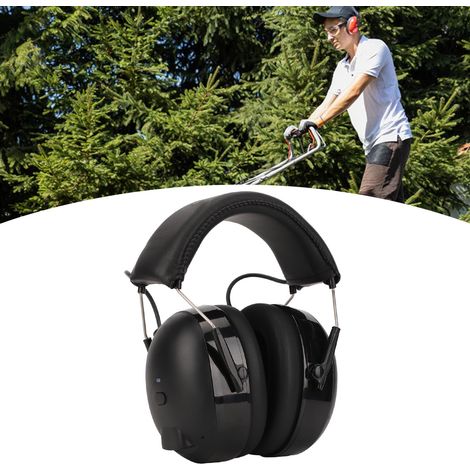 Auriculares electrónicos multifuncionales Bluetooth 5.0 con cancelación de ruido y protectores auditivos para jardinería. (1/5)