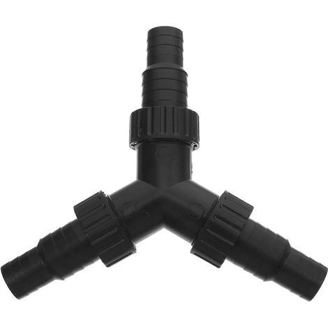 Adaptateur répartiteur pour pompe de fontaine d'aquarium d'intérieur, compatible avec les tuyaux d'arrosage extérieurs, lot de 4 (1/5)