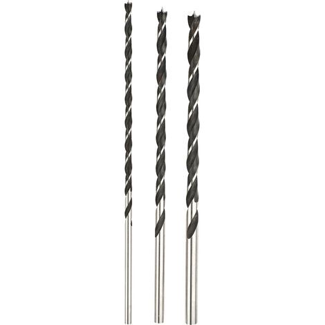 Holzbohrer für Balken, 6, 8 und 10 mm, Gesamtlänge 250 mm, Arbeitslänge 155 mm, 3er-Set (1/5)
