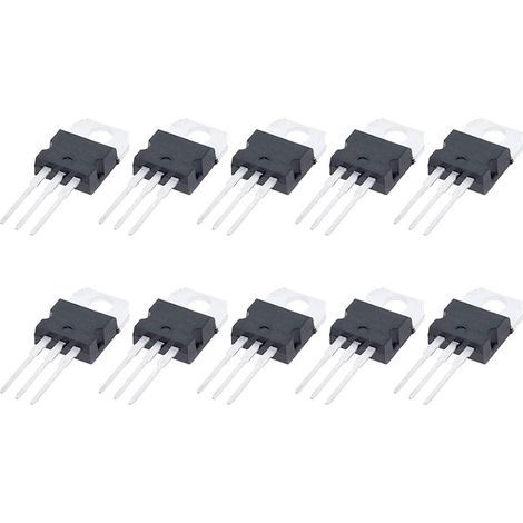 10 Voltage Regulator, L7824CV Transistor, Tempered, Electronic (1/3)