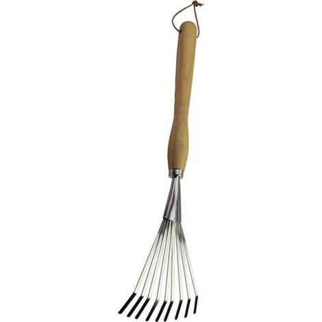 Rateau De Jardin pour Ameublir Le Sol Cultiver Et Planter des Fleurs avec Poignée Ergonomique Et Dents Pratiques (1/5)