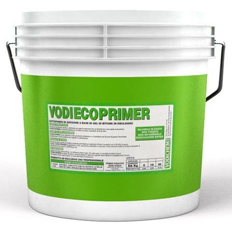 10 kg primer bituminoso all'acqua guaina protettiva per superfici nero