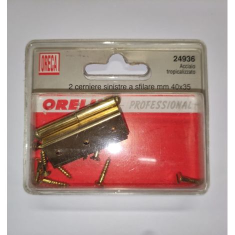 ORECA -  CERNIERA A SFILARE CURVA ALTA 17MM SX 40X35MM PZ2