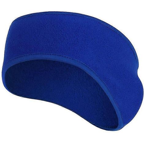 Stück Thermofleece-Stirnbänder zum Laufen, dicke, winddichte Ohrenwärmer, Schwarz-blue