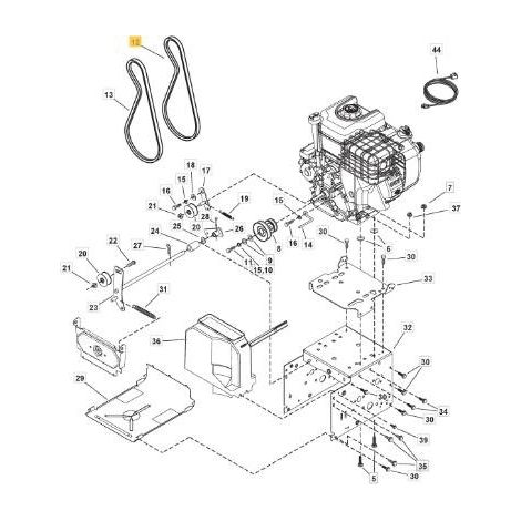ANTRIEBSRIEMEN 3L 33,13 ORIGINAL STIGA - 1812-2220-01