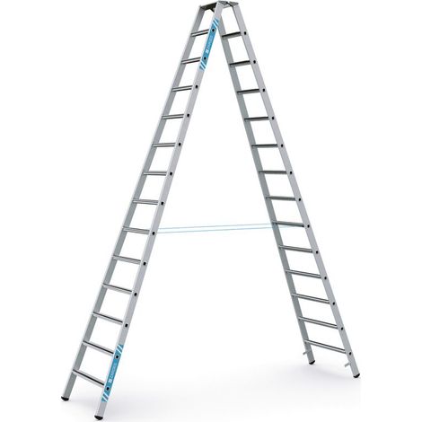 ZARGES Saferstep B - LM-Stufen-Stehleiter 2 x 14 Stufen (1/4)
