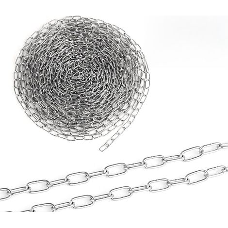 Chaîne Acier Inoxydable 10 m – 1,5 mm Chainette à Maillons en Acier 304, Anti-Rouille (1/5)