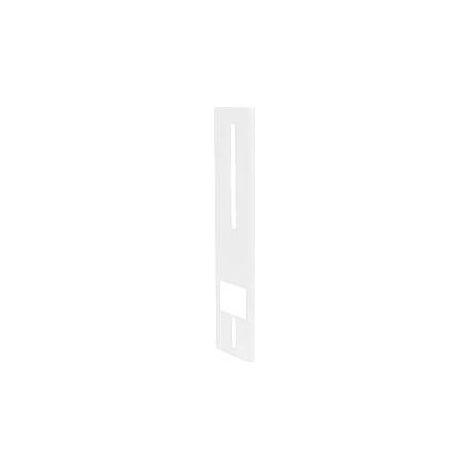 1PZ PLACCA PER AVVOLGITORI UNIVERSALE IN ABS BIANCO