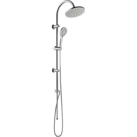 Colonna doccia in acciaio inox soffione 20 cm Brenta (1/4)
