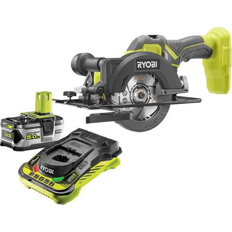Ryobi ONE+ One Handed Circular Saw Kit (1x 5.0Ah) 18V R18CS115-150 (1/5)