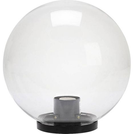 LANTERNA TESTA-PALO 'GLOBO' Ø cm.30 - trasparente