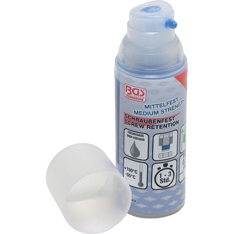 Colla frenafiletti media BGS Technic per bloccaggio di viti e dadi - 50 g