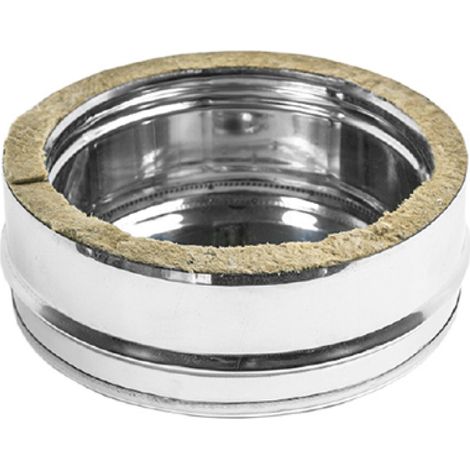 Tappo Condensa Doppia Parete Acciaio INOX AISI 150 Esterno Sp. 0,5 mm EUF