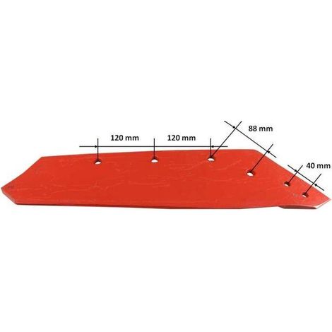 Lame européenne droite 18" Kverneland Vulcan compatible avec boulon M14X34OV1 - 4 pièces.