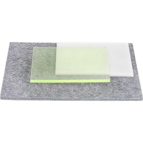 Set aus 3 Lederperforationsmatten, geräuschloser Kunststoffperforationsmatte und schalldichtem Schneidebrett für die Lederverarbeitung (1/5)