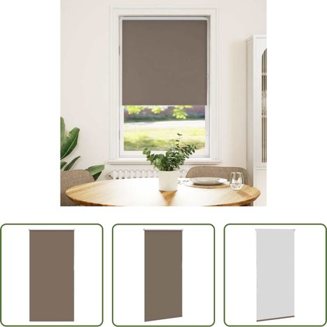 Sichtschutz -  Verdunkelungsrollo Kaffeebraun 75x130cm Stoffbreite 70,7 cm (1/5)