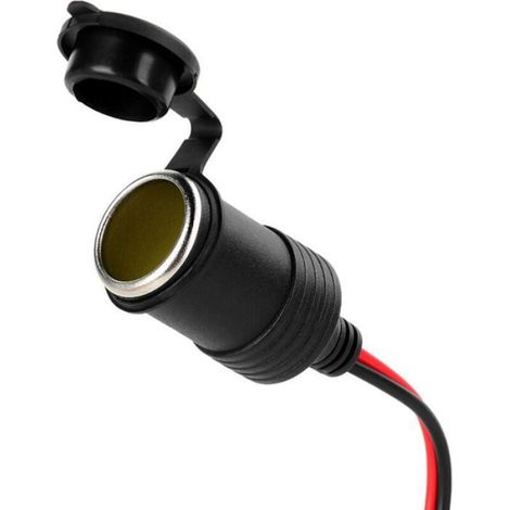Allume-Cigare - Prise Femelle 12 V - Extension Avec Fusible 10 A - Pour Voiture Moto Bateau Caravane - 3 M (1/4)