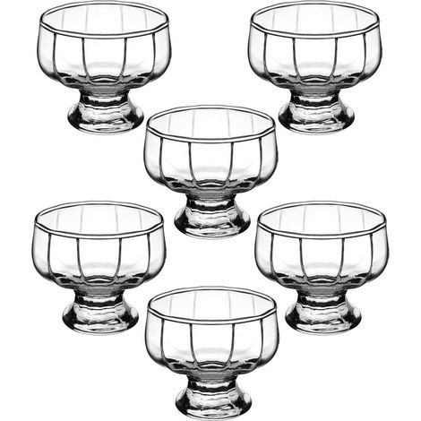Set di ciotole in vetro Set 100% Bicchiere da bere Trasparente (1/2)