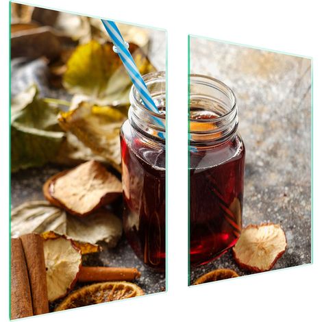 PIASTRA PROTETTIVA IN VETRO PER CUCINA 65x52 ALIMENTI (1/5)