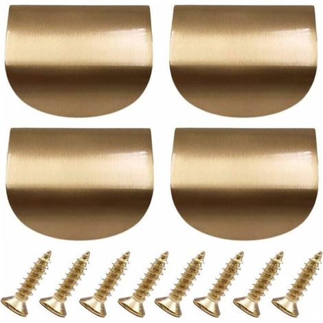 Verdeckte Knöpfe aus massivem Messing für Möbel, Kleidung, Schuhe, Küchenschubladen und Schranktüren. (1/4)