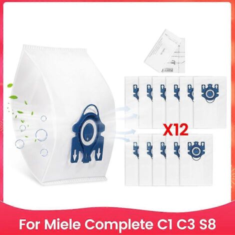 Ensemble de 14 sacs à poussière pour aspirateur Miele Complete C1 C3 S8 - Accessoires et pièces de rechange (1/5)