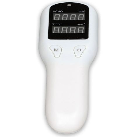 Détecteur de qualité de l'air haute précision, testeur HCHO/TVOC, écran LCD, moniteur de gaz portable pour l'intérieur (1/5)
